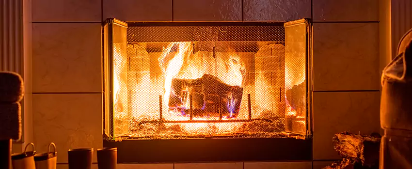 Mendota Hearth Landscape Fireplace Installation in Chino Hills, California