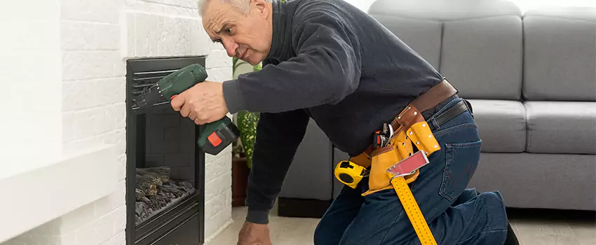 New Indoor Fireplace Installation in Chino Hills, California