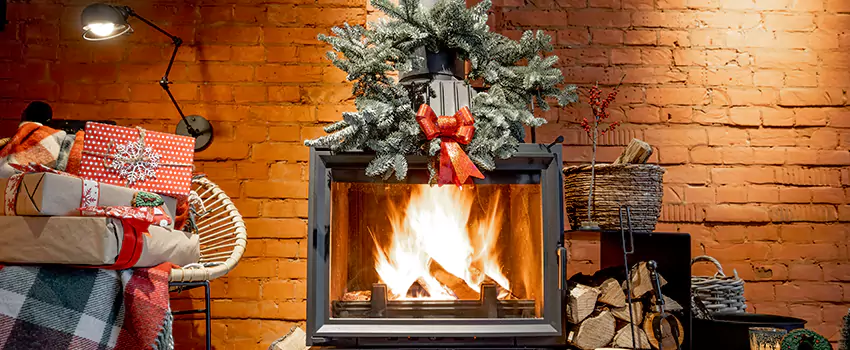 Travis Industries Linear Gas Fireplace Installation in Chino Hills, California