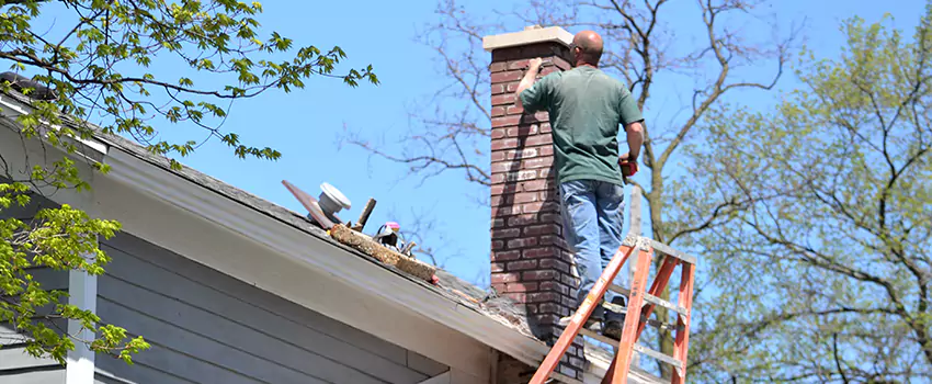 Vinyl and PVC Chimney Flashing Installation in Chino Hills, CA