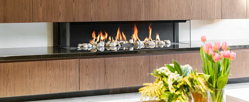 Double-height Fireplace Design Refurbishment in Chino Hills, California